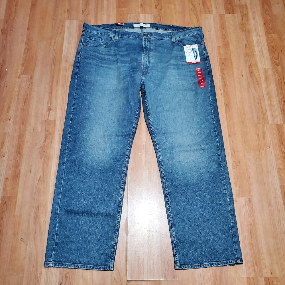 NEW Signature by Levi Strauss & Co. Men's Relaxed Fit Premium Jeans Size 48x32